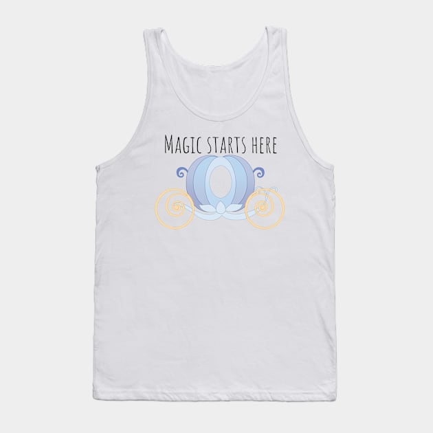 Magic starts Here Tank Top by Articfoxo